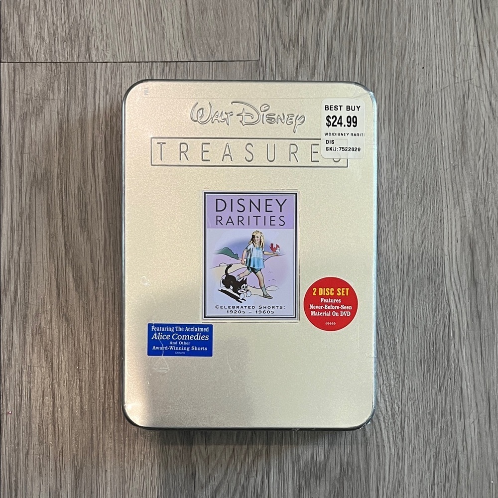 Disney Rarities Silver Tin Box Set sealed!